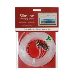 Slimline Clear Tape Hangers
