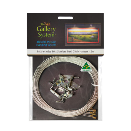 The Gallery System Stainless Steel Cable Hangers