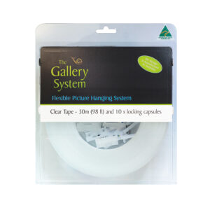 The Gallery System Clear Tape Hangers