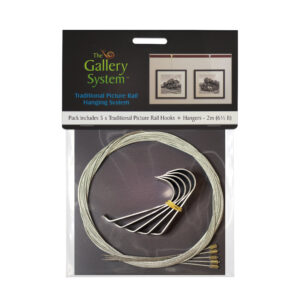 Traditional Picture Rail Hangers - Stainless Steel