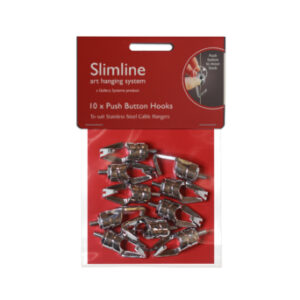Slimline Push Button Hooks